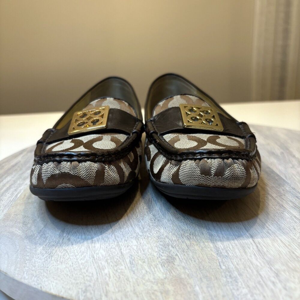 Coach Brown and Black Loafers - Picture 6 of 10